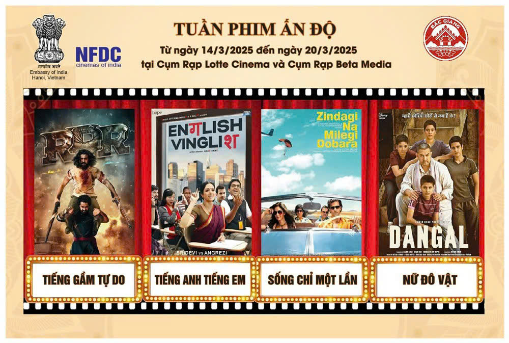 Khai mạc tuần phim Ấn Độ tại Bắc Giang